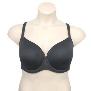 Lane Bryant Cacique Womens Bra French Full Coverage Cooling Size 36DDD Black